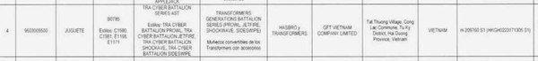 Transformers Studio Series Deluxe Wave 1 Contents Confirmed By Peruvian Shipping Lists  (2 of 3)